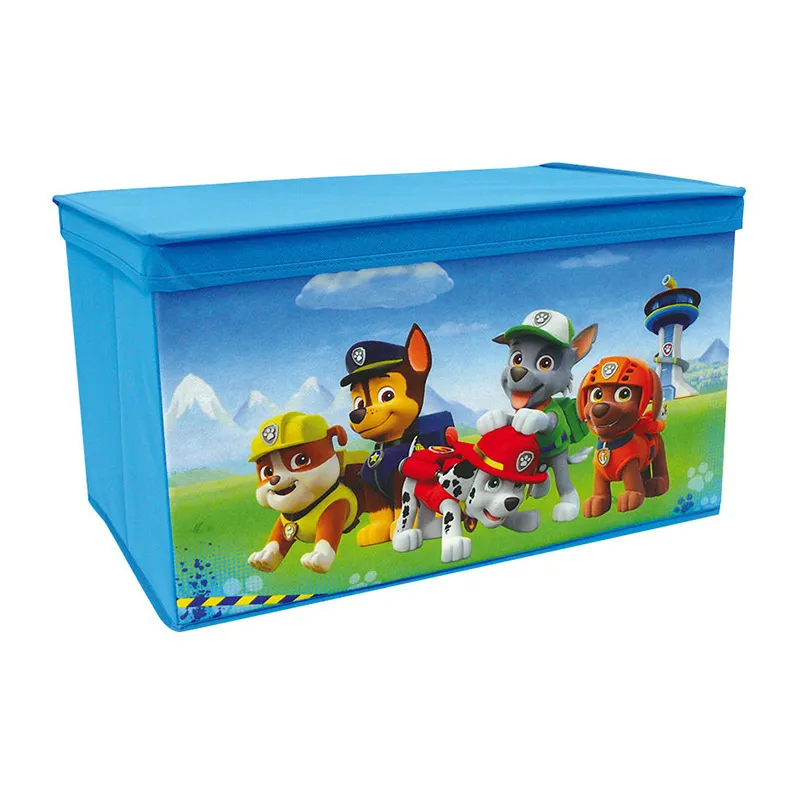 Coffre à jouets Pat'Patrouille Bleu - 55,5x34,5cm-0
