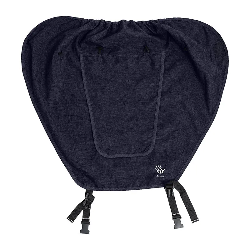 Auvent universel poussette anti-UV Deluxe Bleu Marine - 67x50cm-4