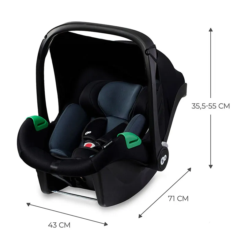 Siège-auto Mink Pro I-Size 40-75 cm sans base - Noir-2
