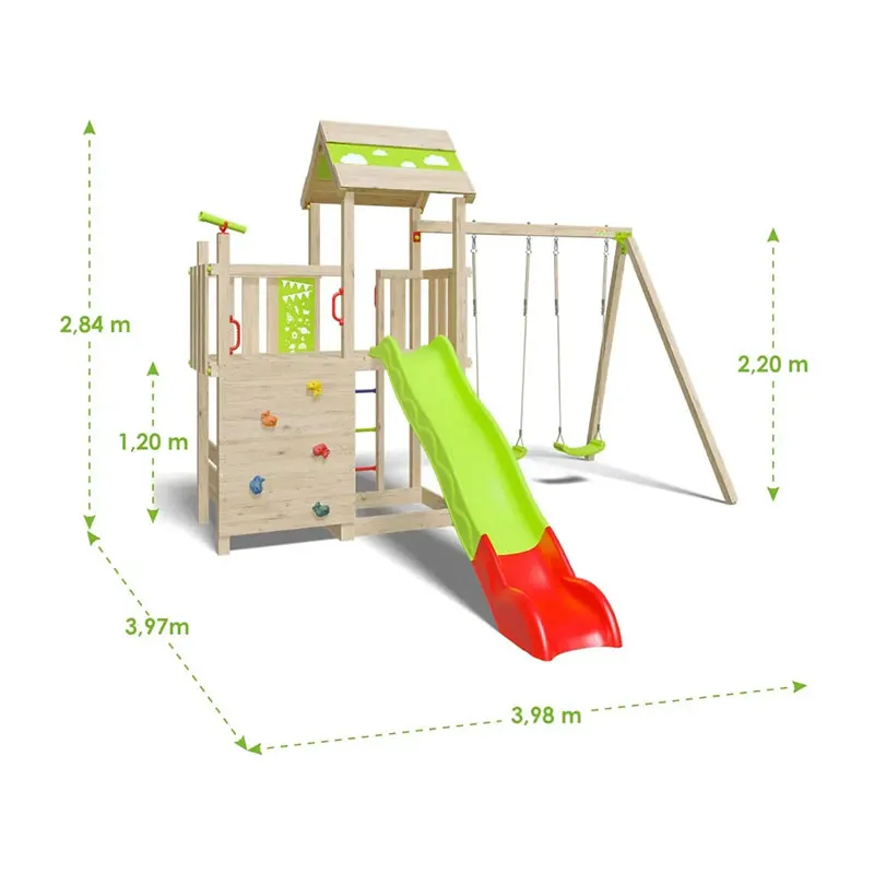 Aire de jeux Utopia Xpression 2,84m - 3+-7