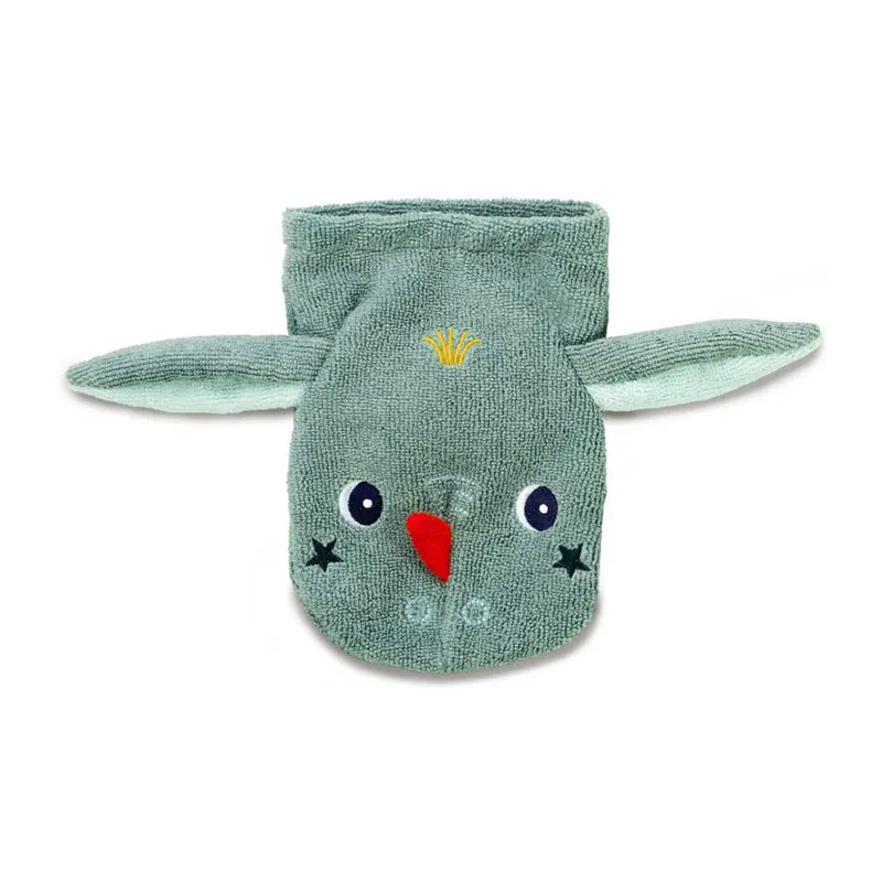 2 Gants de toilette marionnette Joe le dragon - 6m+-0