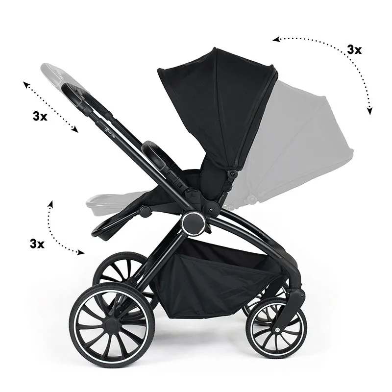 Duo Poussette Compacte Harmony Noir - 0m+-10