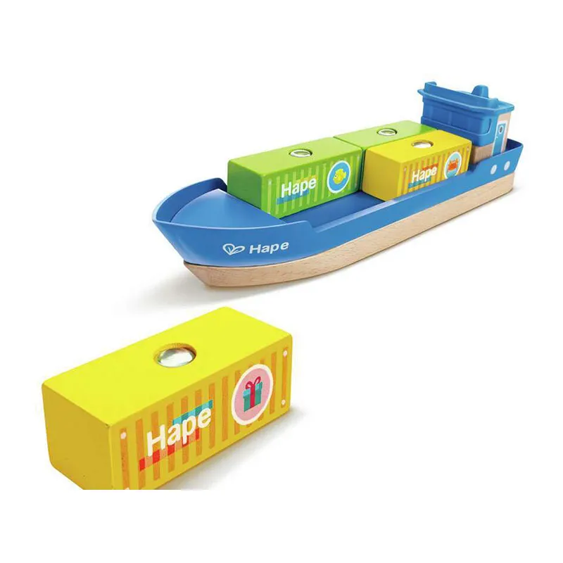 Bateau cargo et grue - 36m+-7