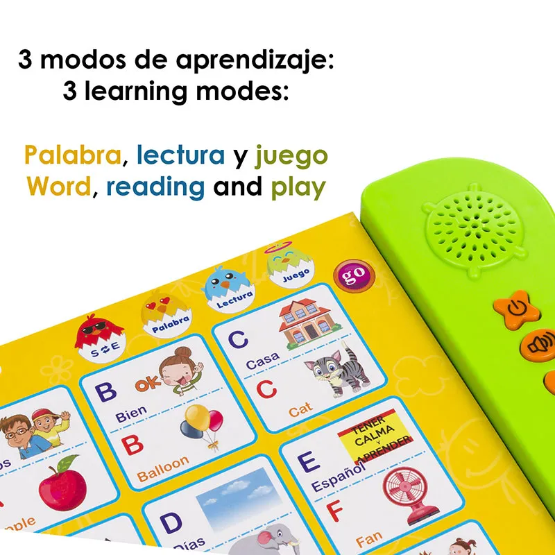 Livre éducatif bilingue Espagnol/Anglais - 36m+-1