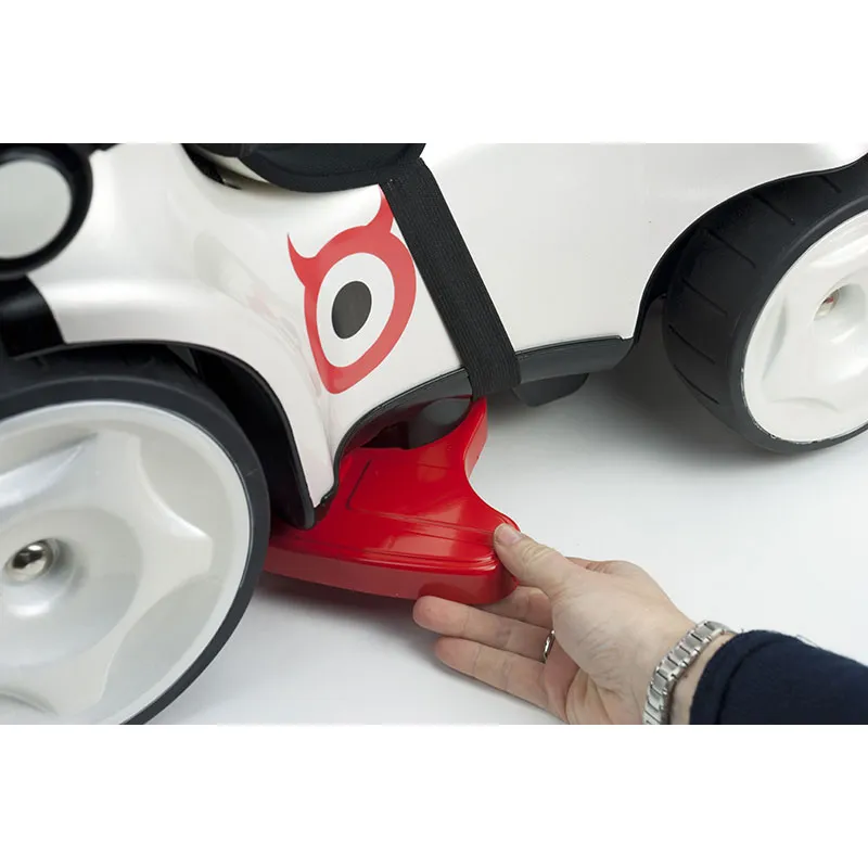 Porteur Voiture Diavolo 9en1 Rouge/Gris - 10m+-9