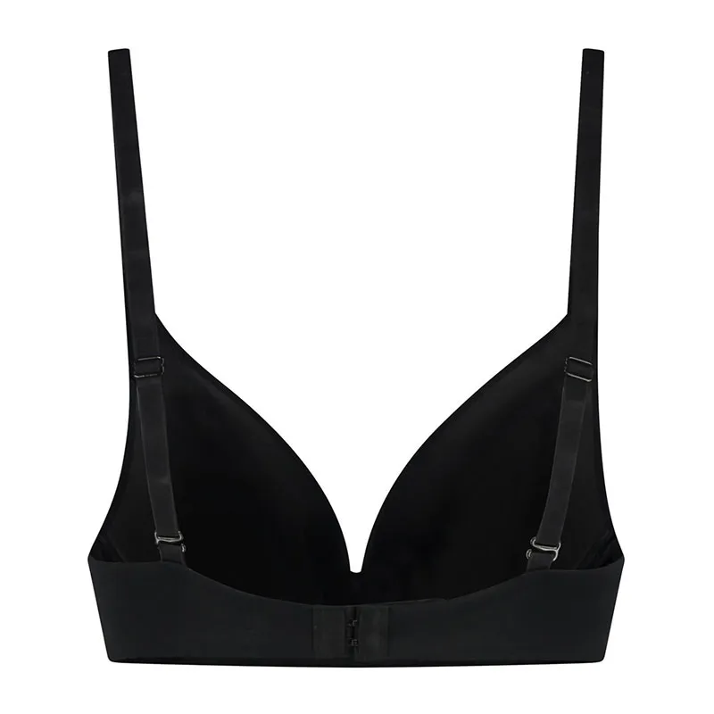 Soutien-gorge triangle galbant sans armature - Noir-2