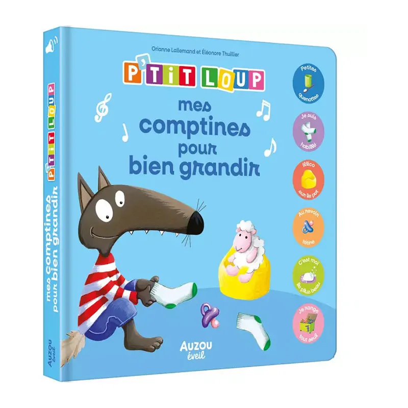 P'tit Loup Mes comptines pour bien grandir - 12m+-0