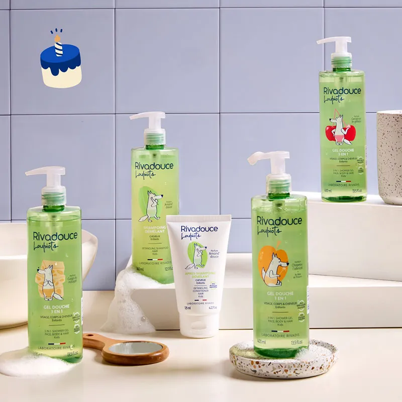 Gel douche 3en1 Loupiots Chapeau l'abricot - 400ml-2