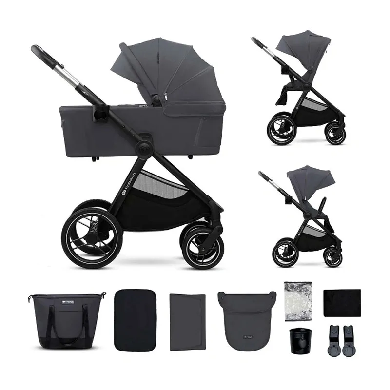 Poussette Compacte 2en1 Nea 2 Gris foncé - 0m+-0
