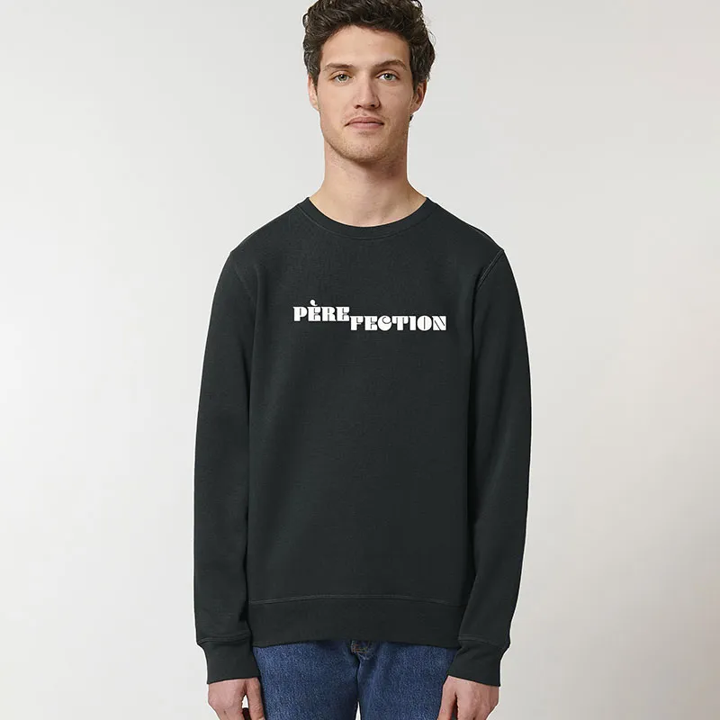 Sweat Homme Père fection - Noir-0