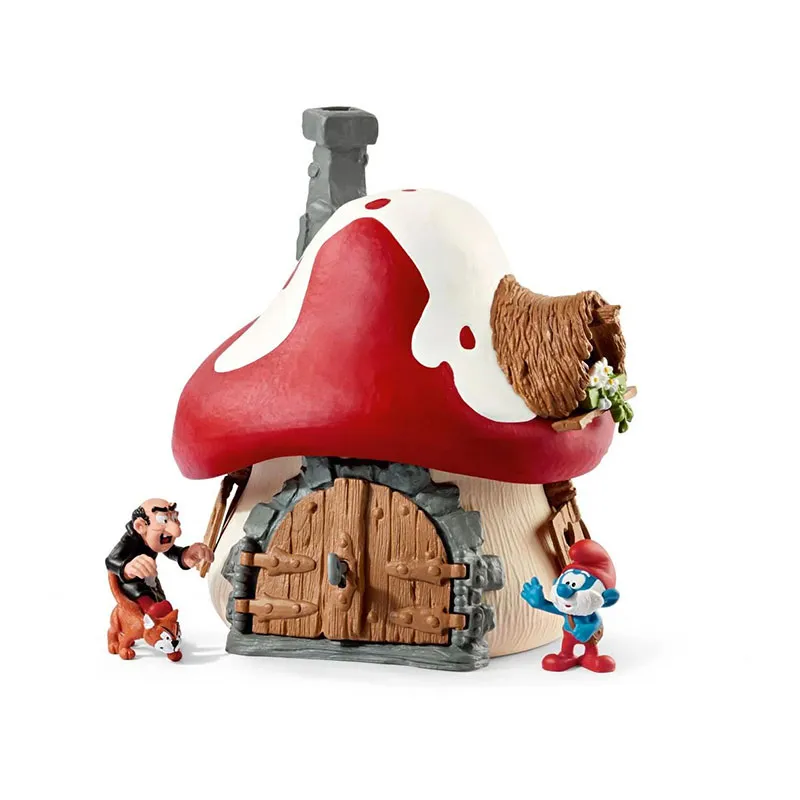 Maison des Schtroumpfs avec 2 figurines - Schtroumpfs-0
