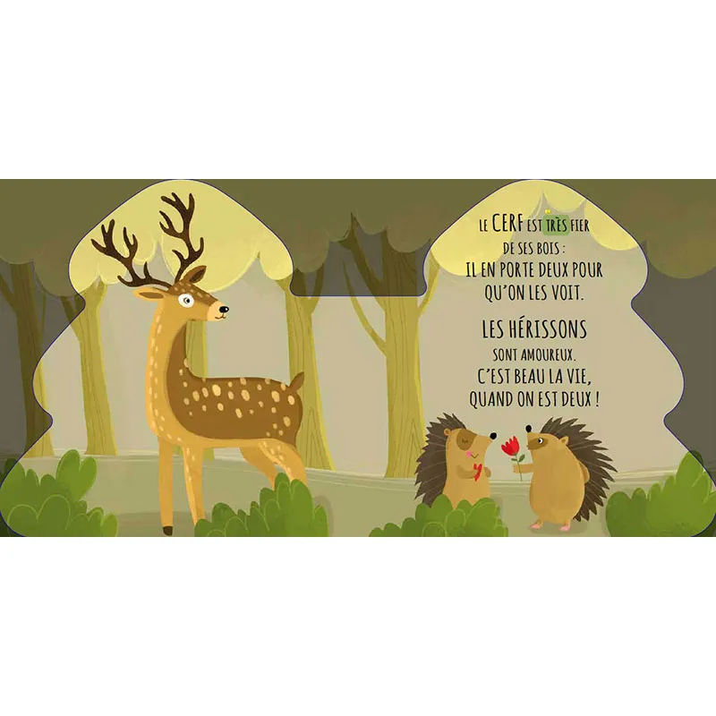 Livre forme Les amis de la forêt - 10m+-4