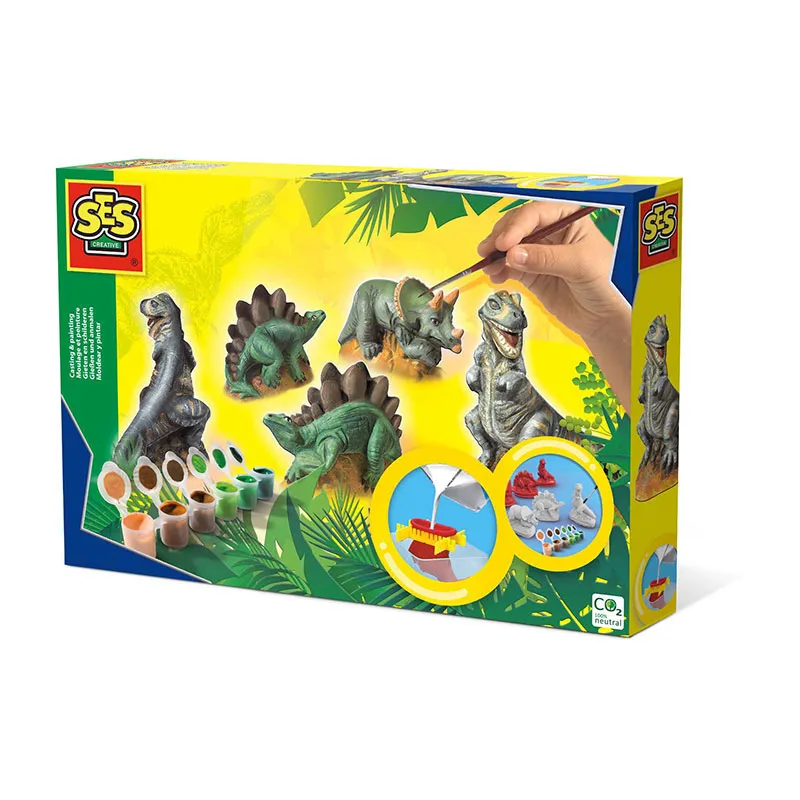 Moulage & peinture Dinosaures - 5+-0
