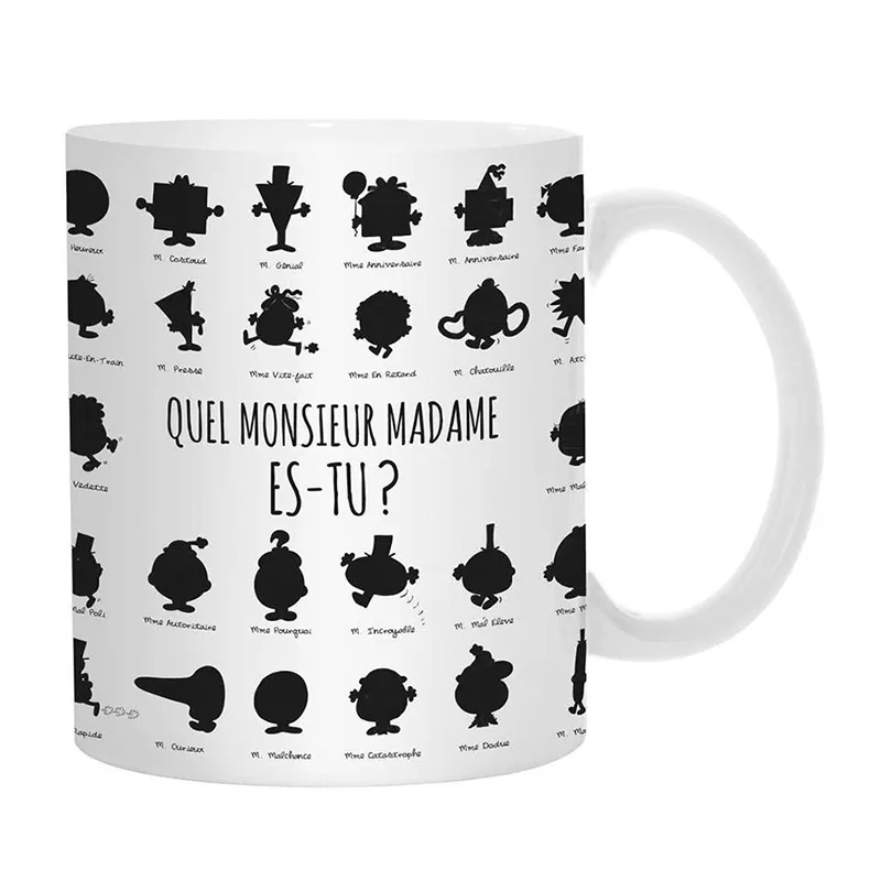Mug couleur changeante Monsieur Madame - ø12cm-1