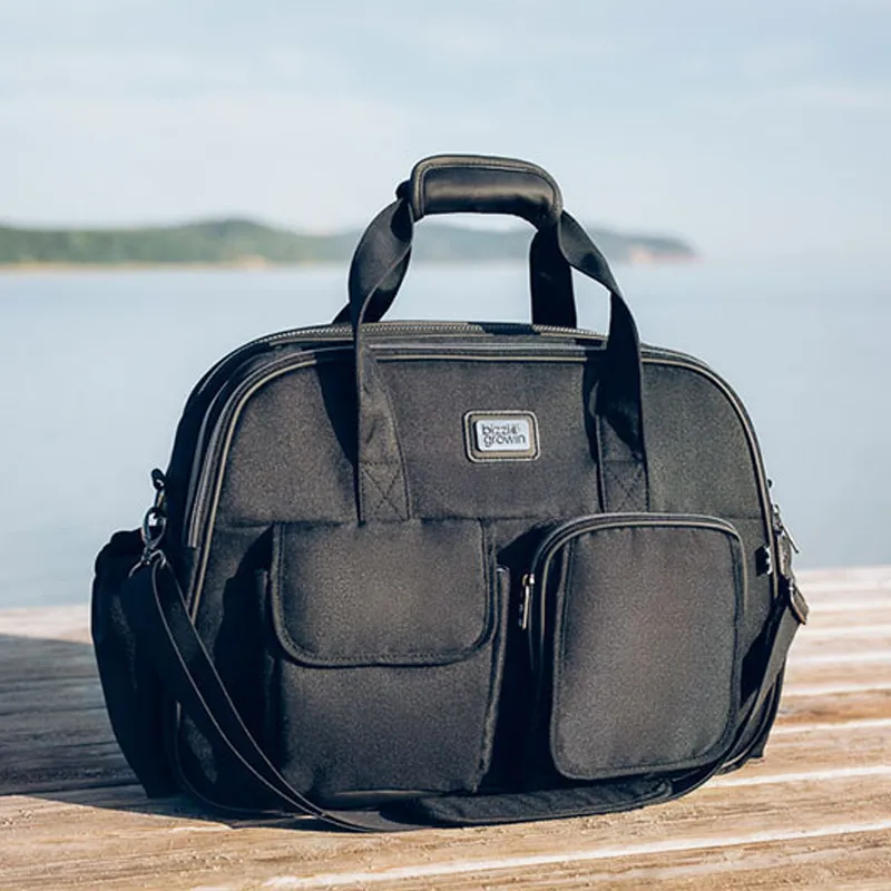 Couffin nomade/Sac à langer Pod Noir - 42x75cm-9