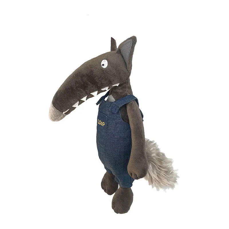 Ma Peluche Loup Jardinier - 36m+-1