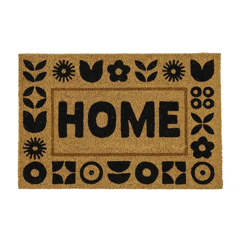 Tapis brossant coco Message Aléat. - 40x60cm-5