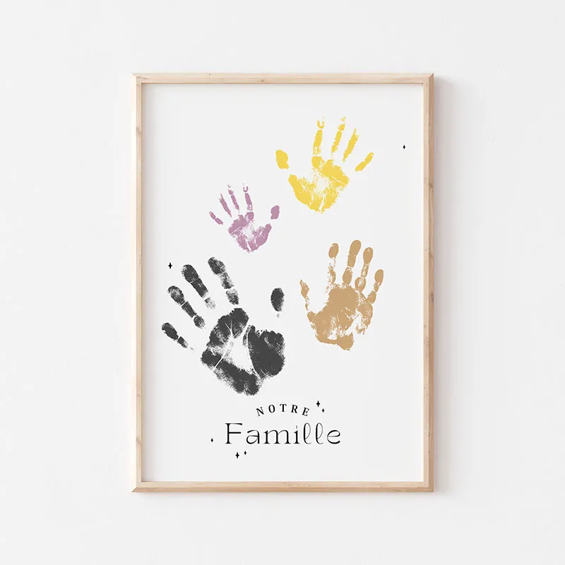 Affiche A3 - Famille Magique avec Kit Empreinte-10