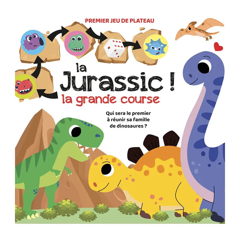 Jeu nomade Le Jurassic, la grande course - 4+-0