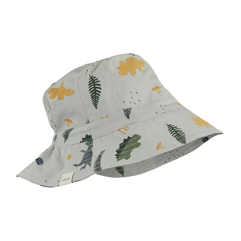 Chapeau de soleil Sander Dino Dove blue mix - Liewood-0