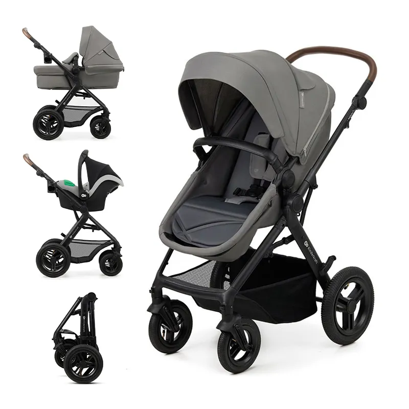 Poussette Moov 2 Air 3en1 Gris clair - 0m+-0
