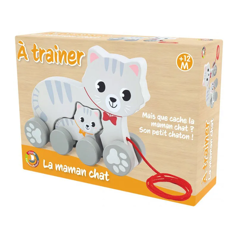 Maman chat à tirer - 12m+-2