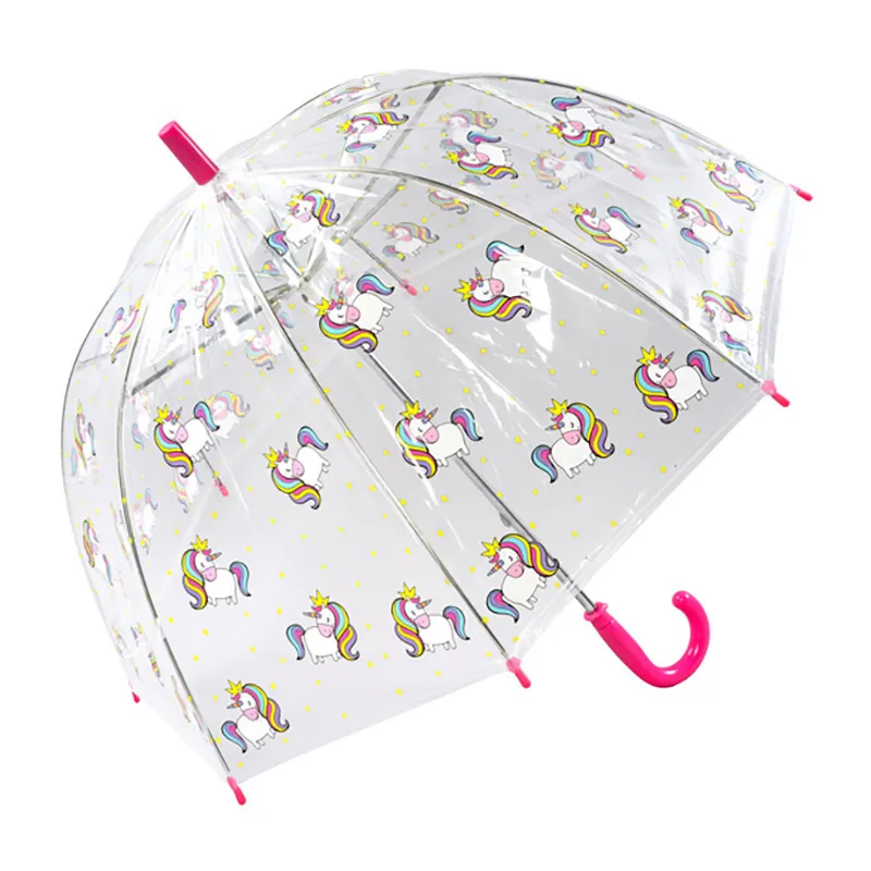 Parapluie cloche LMDP Étoiles Enfant - Transparent-0