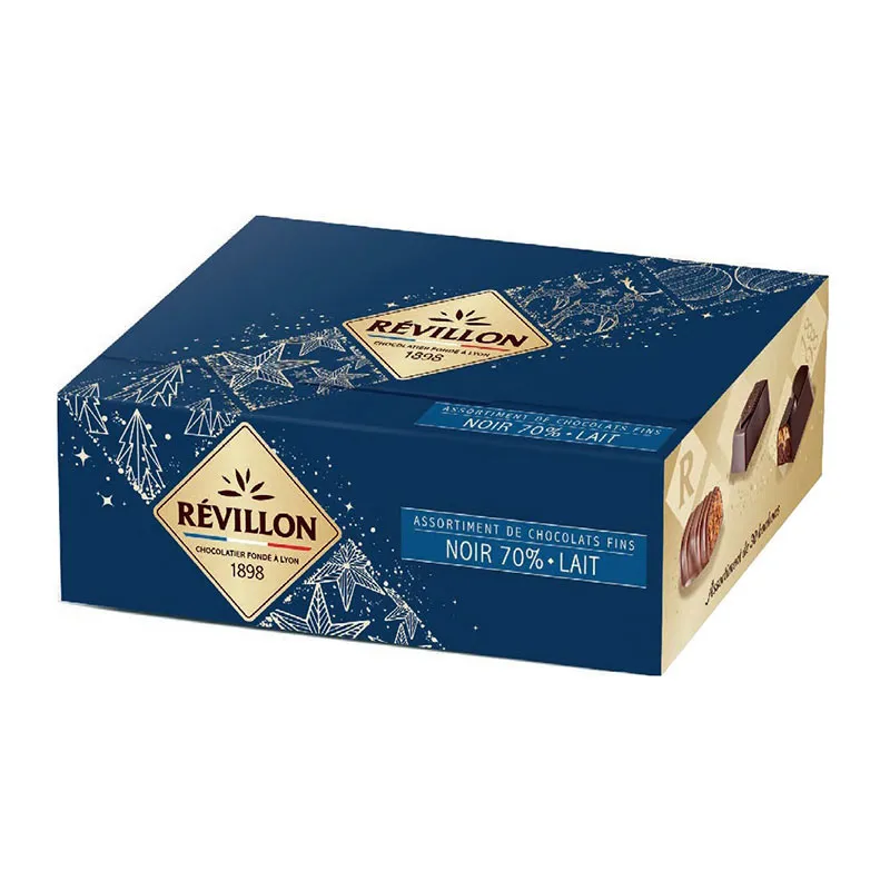 Révillon Ballotin chocolat lait/noir - 310g-1