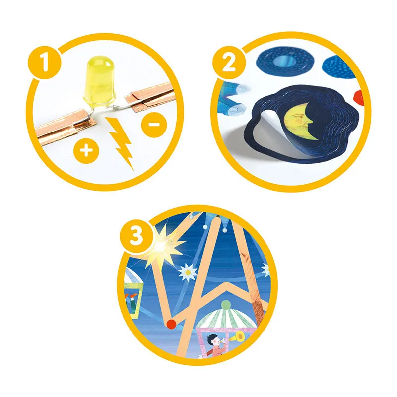 Kit créatif Tableaux lumineux Là-Haut 29pcs - 8+-3