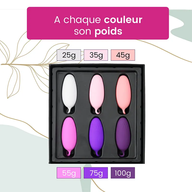 Set de 6 boules de Kegel - Kit progressif pour tonifier le périnée-2