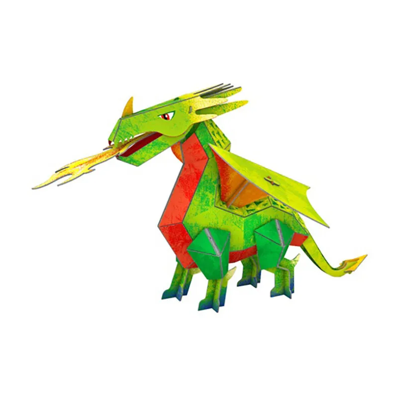 Livre + puzzle 3D Le dragon - 5+-2