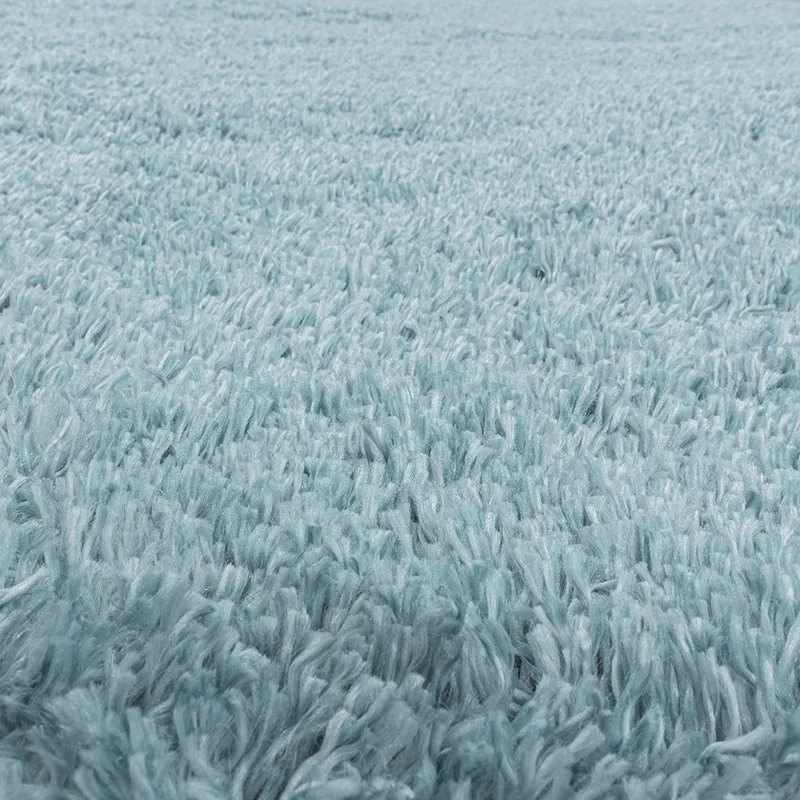 Tapis rond Fluffy Bleu - Plusieurs dim. dispos-4