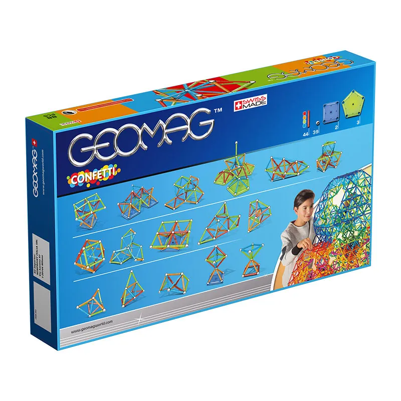 Jeu de construction magnét. Confetti 88pcs - 3+-1