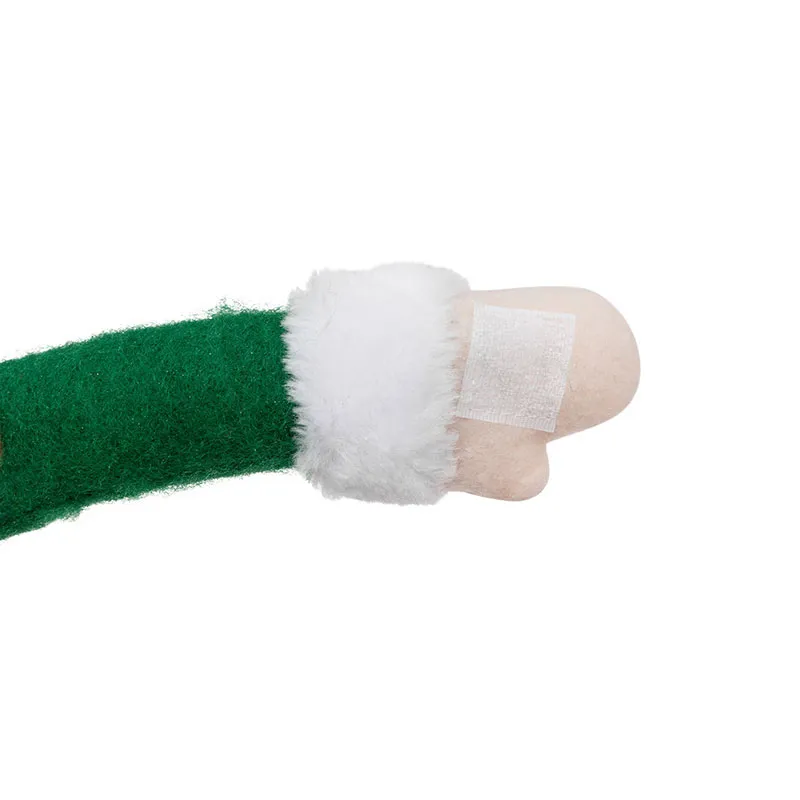 Lutin à suspendre Vert/Rouge - 21x9x74cm - MERRY XMAS - 48H - PREMIUM-1