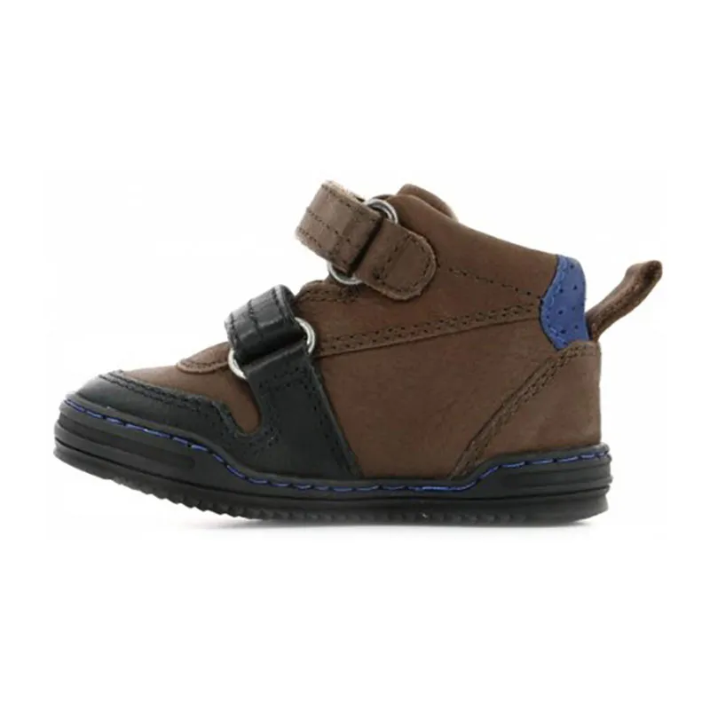 Sneakers hautes Jintaba - Noir/Marron-5