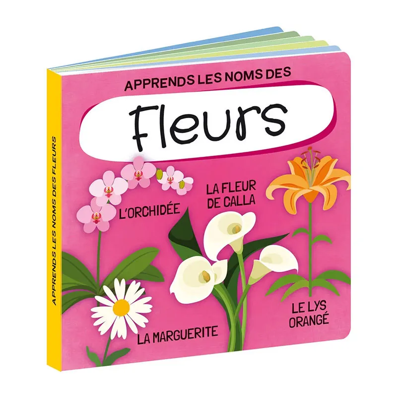 Livre + puzzle + 10 figures Le monde des fleurs 40pcs - 4+-1