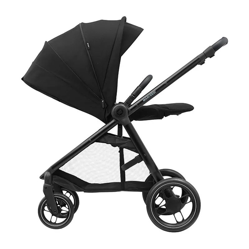 Duo Poussette Compacte Street + Cosi Pebble S + Base Famylifix S + Adaptateurs Black - 0m+-4