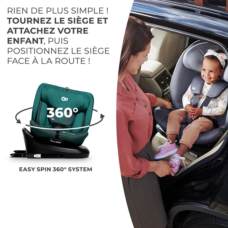 Siège-auto 360° I-Grow i-Size/Isofix 40-150 cm - Vert-10