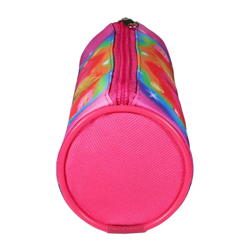 Trousse ronde Les Trolls Rose - 22x7cm-2