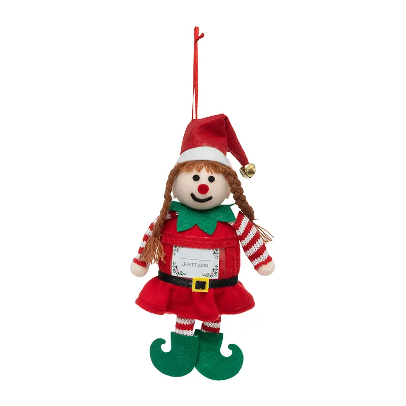 Lutin Fille avec étiquette nom - 8x4x20cm-0