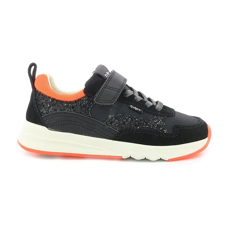 Sneakers basses Kiwyvelc Cdt - Noir/Corail-1