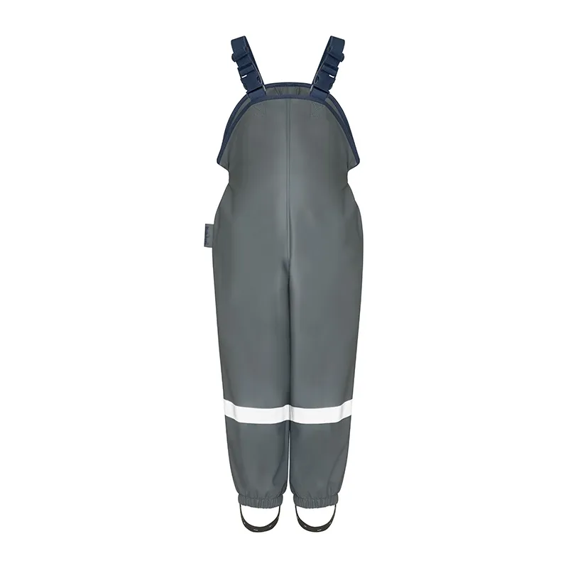 Salopette de pluie Basic - Gris-2