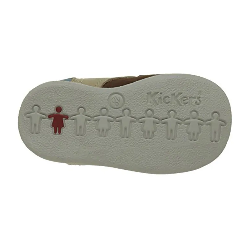 Bottillons Babystan - Beige/Bleu-5