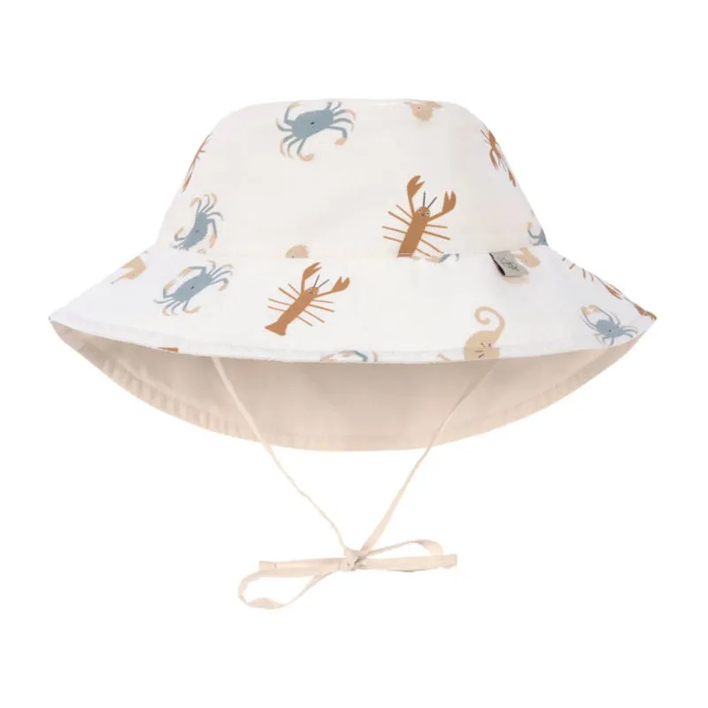 Chapeau de soleil réversible anti-UV Animaux de mer Milky - Lassig-0