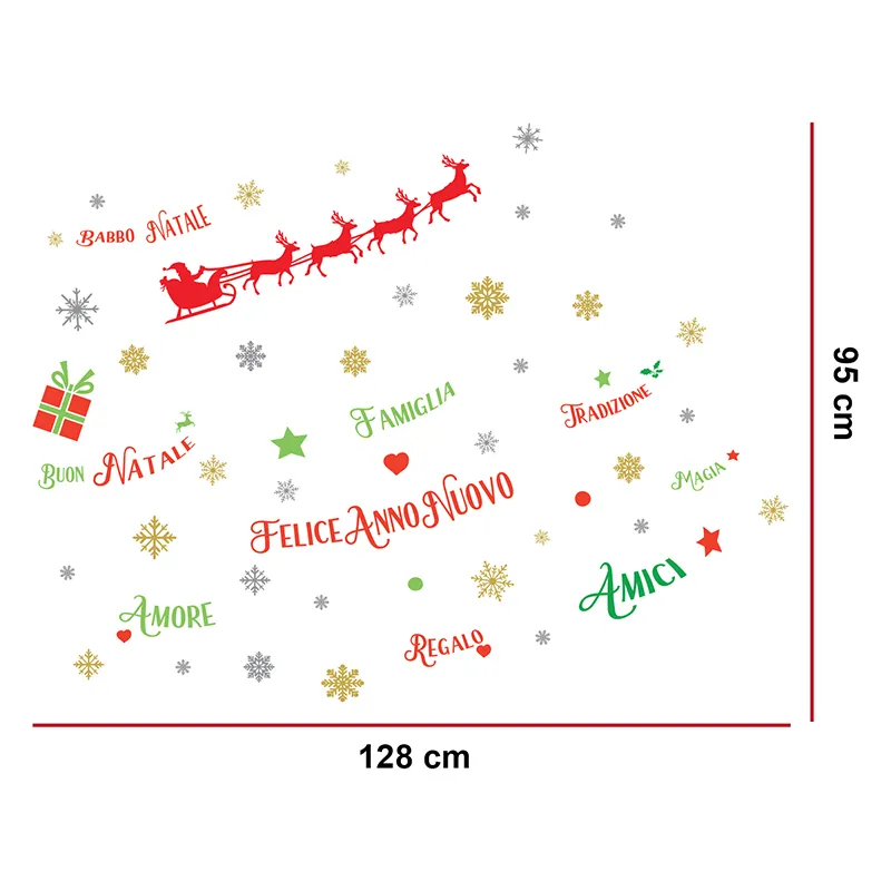 Stickers - Mots de Noël en italien-3