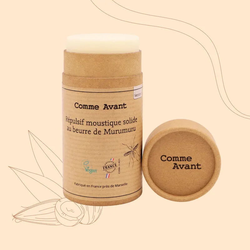 Répulsif anti-moustique solide au beurre de Murumuru - 80g-0