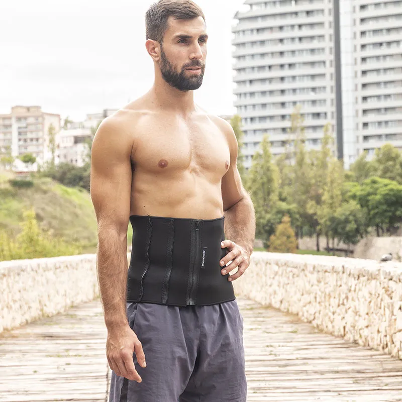 Bande réductrice de sport avec effet Sauna - 68/94cm-3
