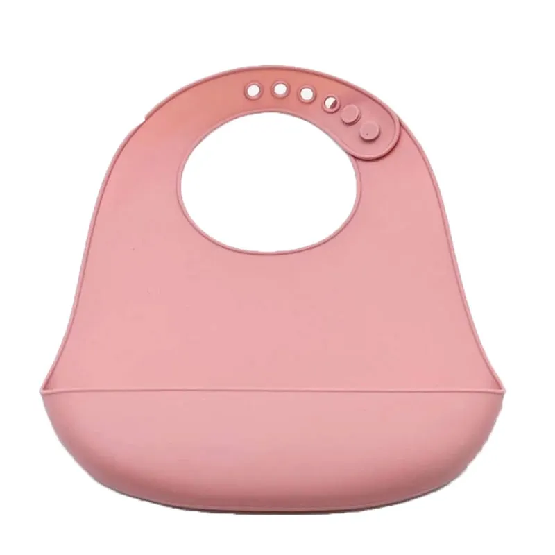 3 Bavoirs en silicone avec récupérateur-1