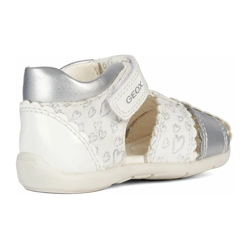 Sandales Premiers pas Elthan - Blanc/Gris-4