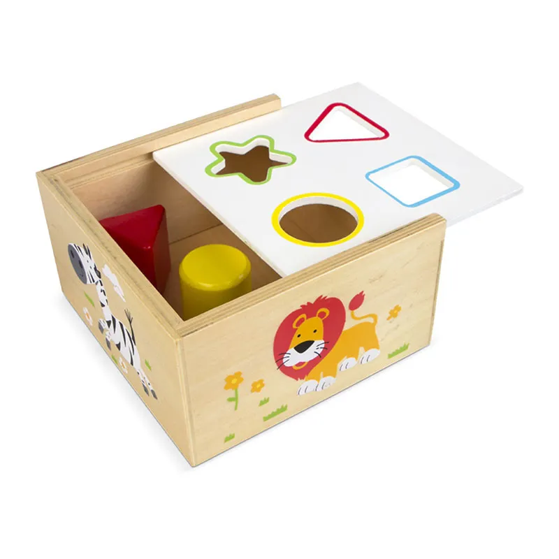 Boîte à formes Les animaux Bois - 12m+-1